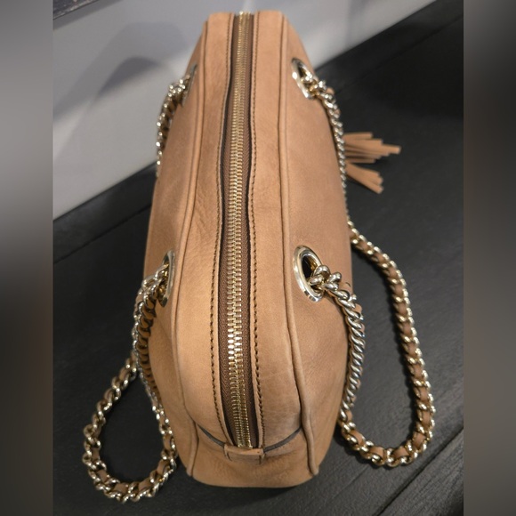 COA INCLUDED - GUCCI Chain Soho Shoulder Bag Leather Brown - LIKE NEW!! - Picture 8 of 16